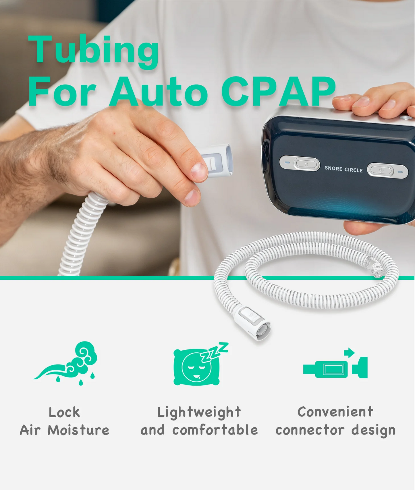 Tube for APAP CPAP Device