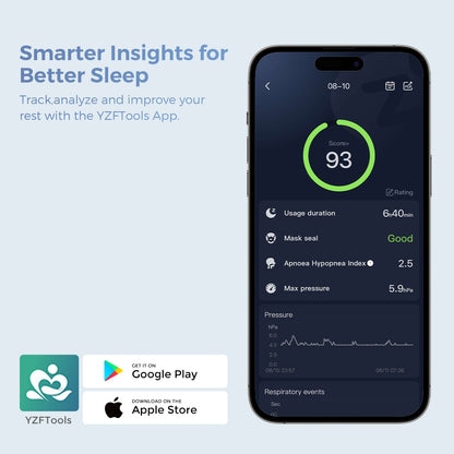 2025 VIP New Upgraded Portable Ultra-Quiet Auto APAP Device YA50Pro for Better Sleep