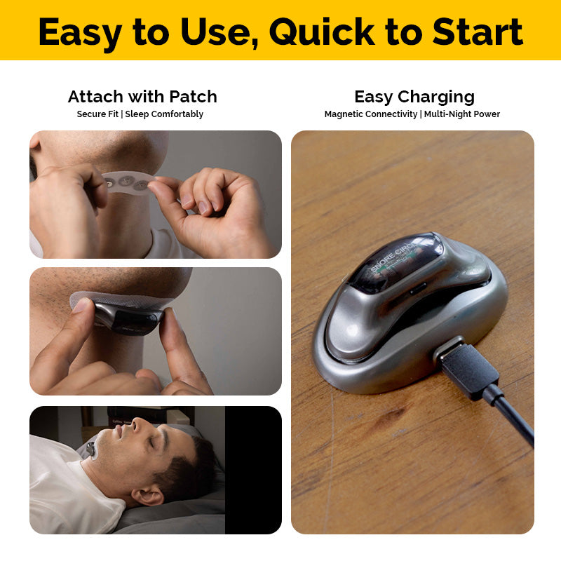 Sleepeace 2026 VIP New Upgraded Smart Electronic Muscle Stimulator Anti Snoring Device YA4600